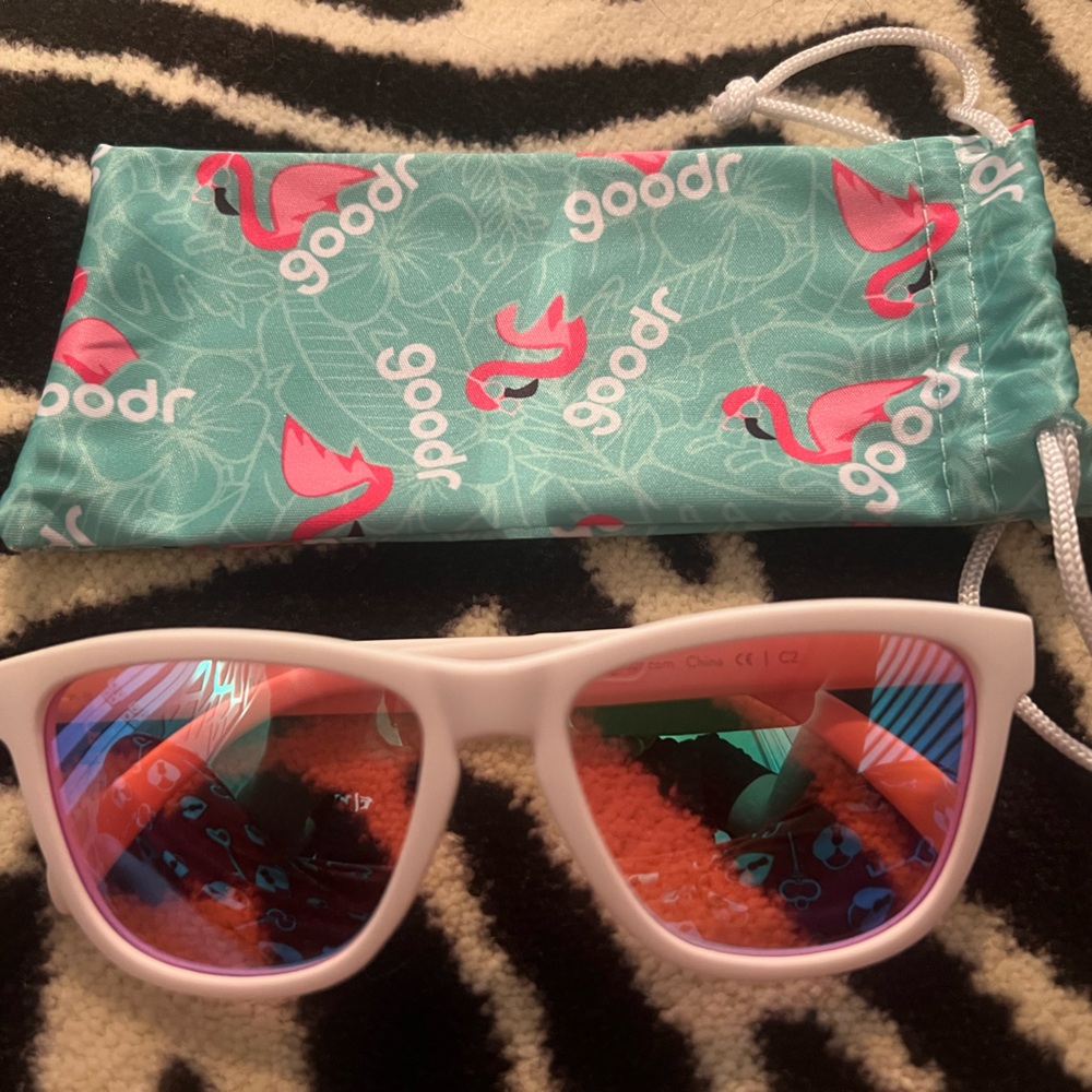 Goodr white sunglasses